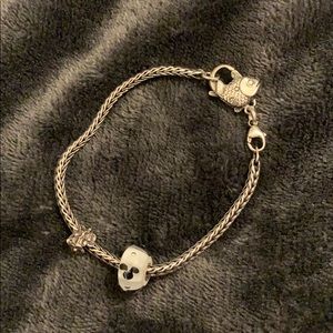 Chamilia Charm Bracelet with Two Charms